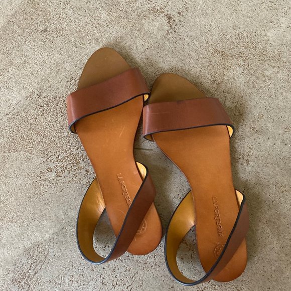 NWOT La Portegna Sandals [Rare find. discontinued style] - Picture 1 of 3